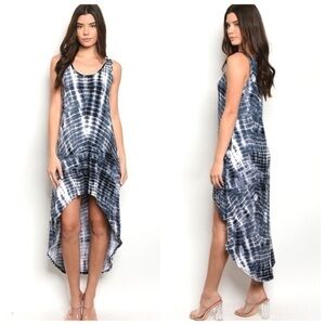 🆕Black tie dye dress